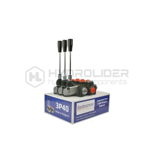 Hydraulický rozdeľovač 3 sekciový 40L/min Badestnost: 03P40 A1A1A1 GKZ1