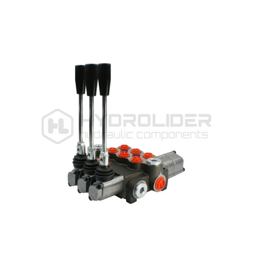 Hydraulický rozdeľovač 3 sekciový 40L/min s jednou plávajúcou časťou Badestnost: 03P40 A1A1K16 GKZ1