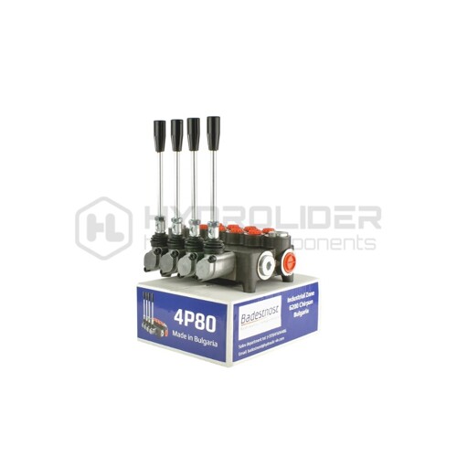 Hydraulický rozdeľovač 4 sekciový 80L/min Badestnost: 04P80 A1A1A1A1 GKZ1