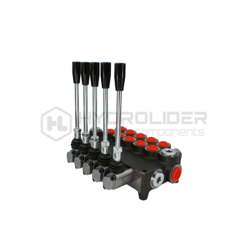Hydraulický rozdeľovač 5 sekcií 80L/min Badestnost: 05P80 5xA1 GKZ1