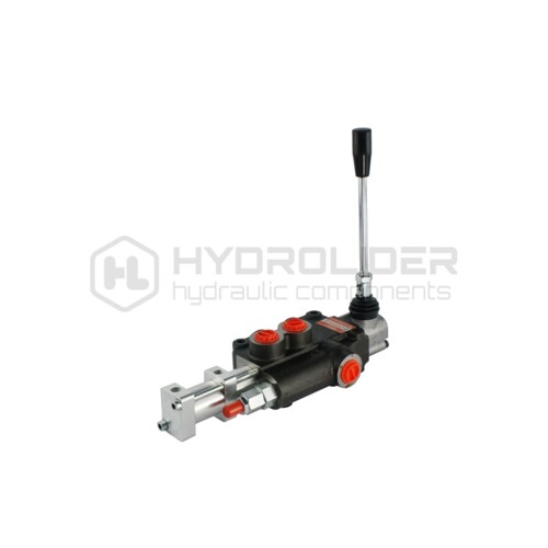 Hydraulický rozdeľovač 1-sekciový  80L/min, riadený pmeumatický alebo s pákami