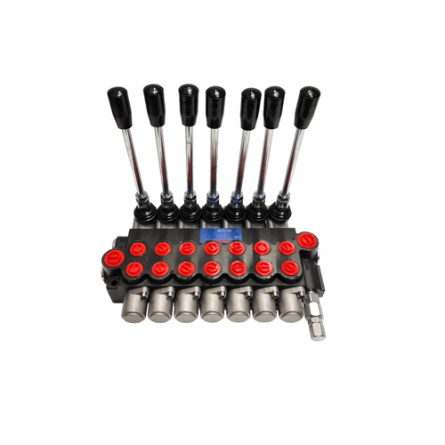 Hydraulický rozdeľovač 07P40, 7-sekciový