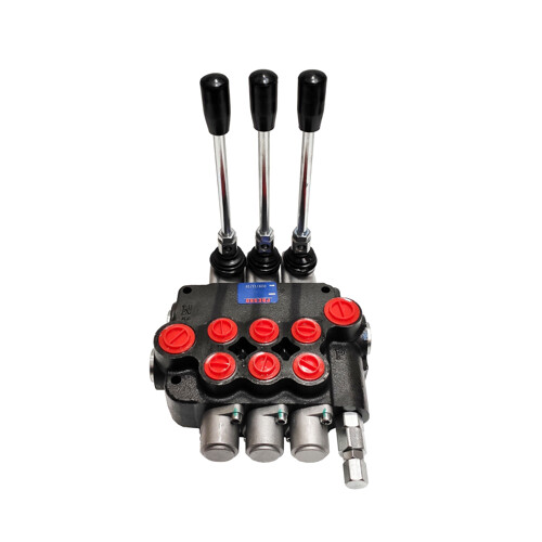 Hydraulický rozdeľovač 02P80, 3-sekciový