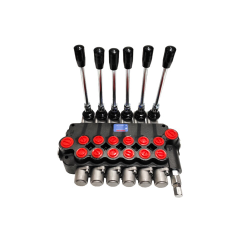 Hydraulický rozdeľovač 06P80, 6-sekciový