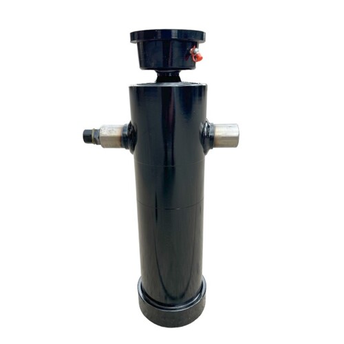 Hydraulický teleskopický valec pre zdvih prívesu: výsuv 1495mm 10t