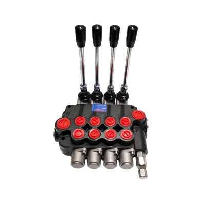 Hydraulické rozdeľovač  04P40, 4-sekciovy