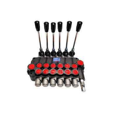 Hydraulický rozdeľovač  06P40, 6-sekciový