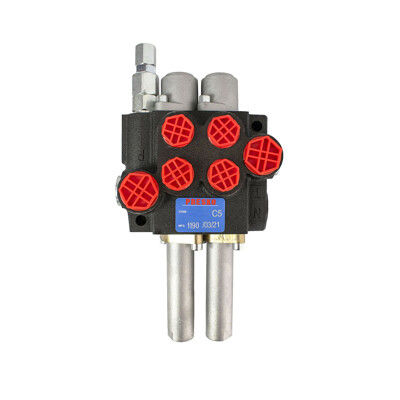 Hydraulický rozdeľovač 02P80, 2-sekciový na lánka