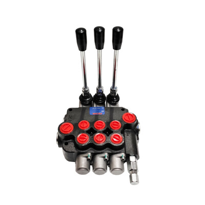 Hydraulický rozdeľovač 02P80, 3-sekciový