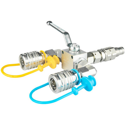 Hydraulický prepínací ventil 3/2 – plochý vstup / EURO