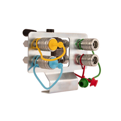 Hydraulický prepínací ventil 6/2 + EURO rýchlospojky + panel